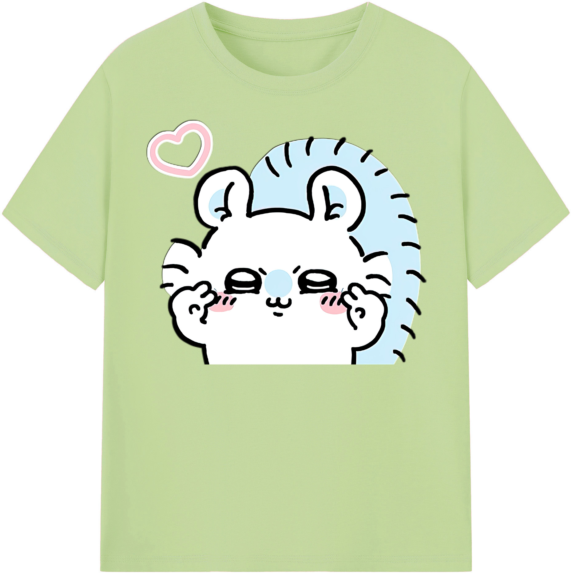 （画像用） ちいかわ モモンガ Chii-kawa Momonga 綿100％半袖Tシャツ（フロントプリント）